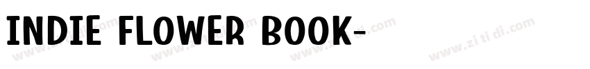 Indie Flower Book字体转换